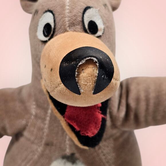 Vintage Disney Jungle Book Baloo Bear Stuffed Animal Toy 1960s 6" As Is - Picture 4 of 11